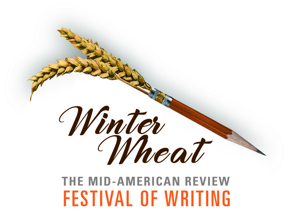 Winter Wheat Writing Festival logo--orange pencil with wheat stalk